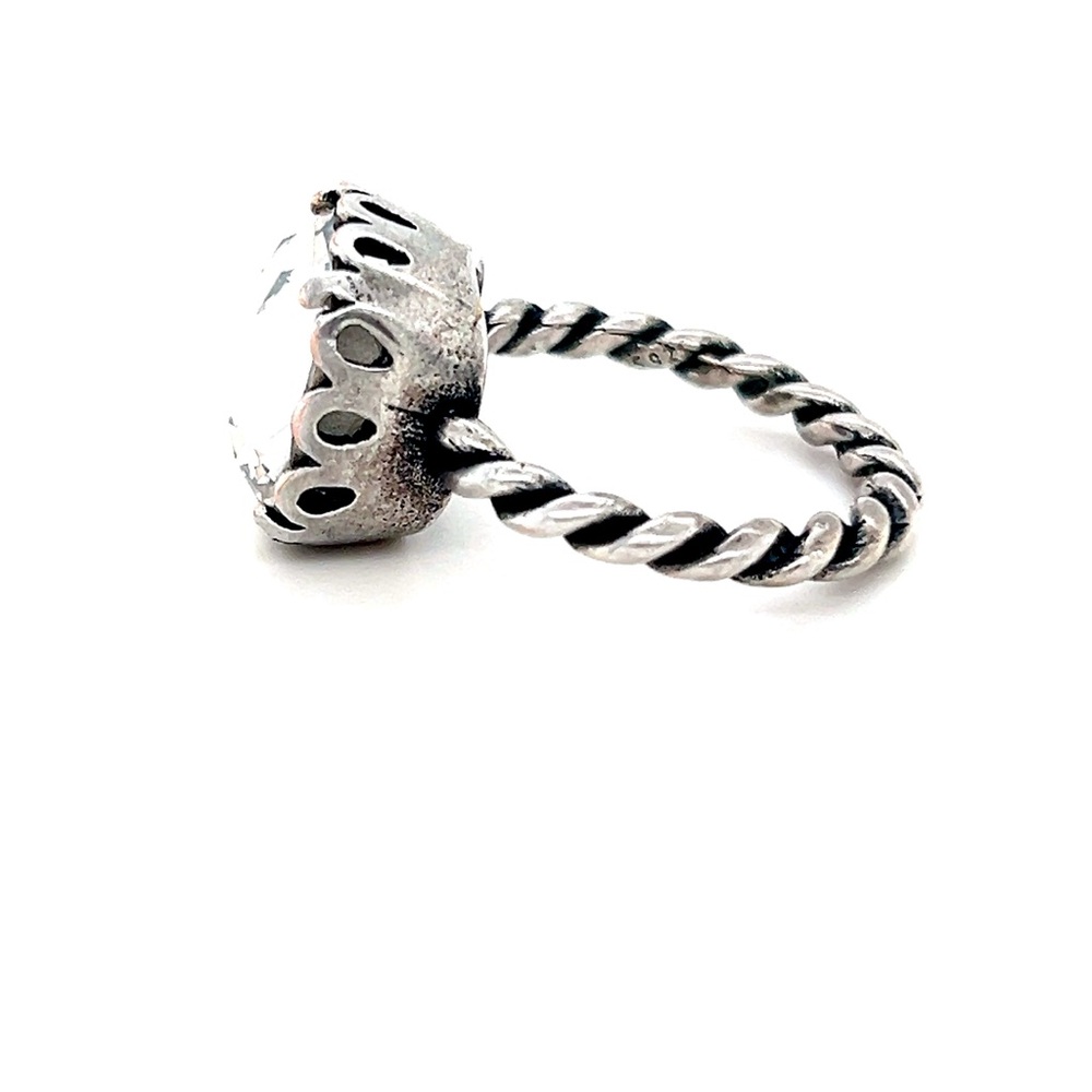 Silver Gemstone Ring - image 8
